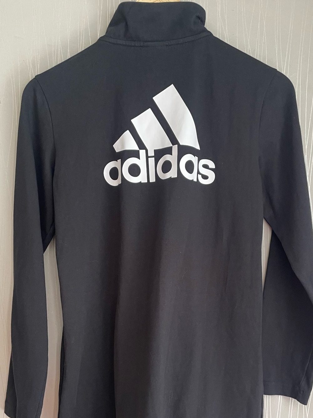 Adidas Women’s Black Quarter Zip Active Dress Size M Long Sleeve Athleisure - Picture 6 of 8